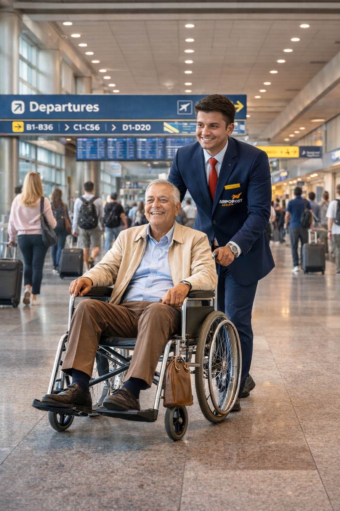Airport Wheelchair Assistance - Elderly Travel Help